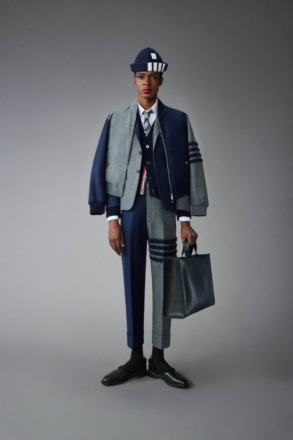 トム ブラウン(THOM BROWNE) 2022年プレフォールメンズコレクション シルエット - 写真27