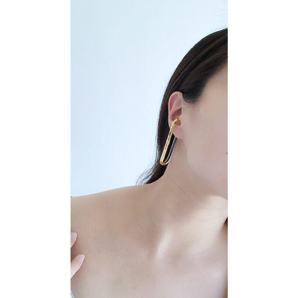 Gold chain ear cuff M size (one ear) 12,100円