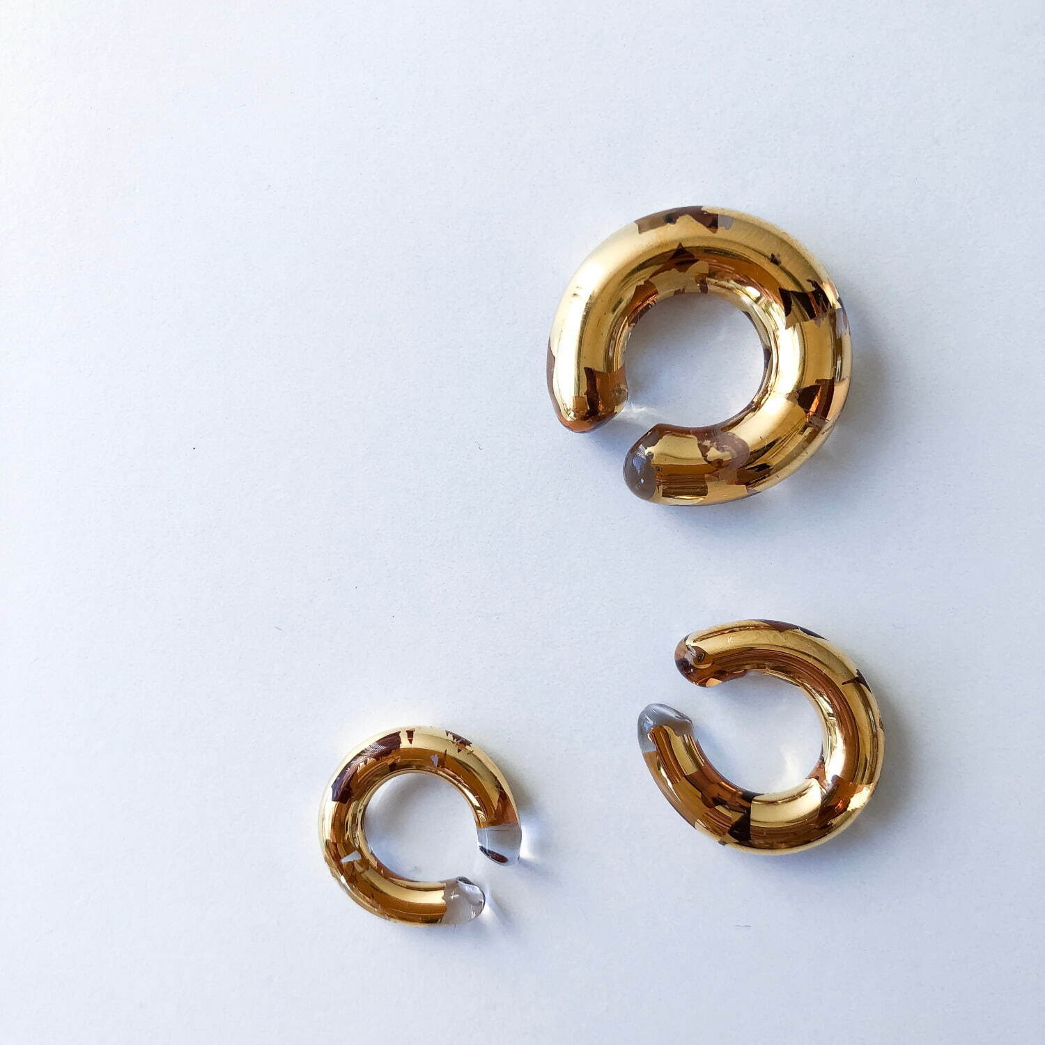 Gold ear cuff (one ear) S size 7,700円、 M size 8,800円、 L size 11,000円