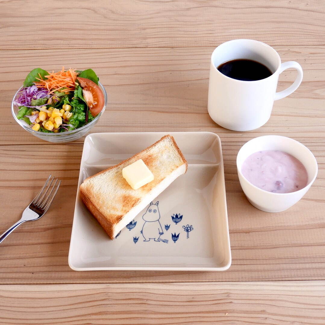 ムーミン＆リトルミイの“トーストを美味しく食べる”ための新作プレート、山加商店から｜写真2