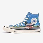 コンバース×永井博の限定スニーカー、コンバースショップを描いた“トロピカル"なデザイン｜写真1