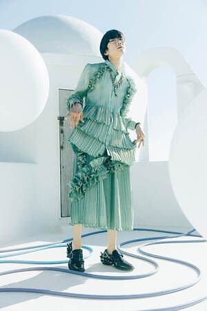 ハザマ(ha | za | ma) 2021-22年秋冬ウィメンズ&メンズコレクション  - 写真46