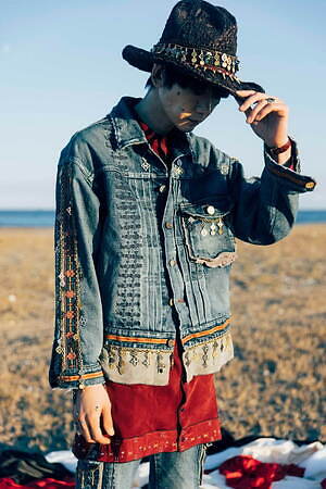 ハザマ(ha | za | ma) 2021-22年秋冬ウィメンズ&メンズコレクション  - 写真48