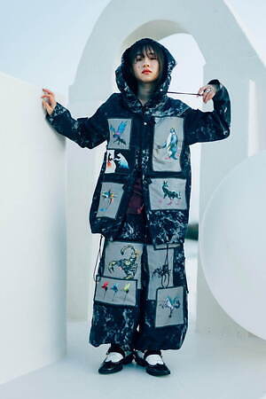 ハザマ(ha | za | ma) 2021-22年秋冬ウィメンズ&メンズコレクション  - 写真53