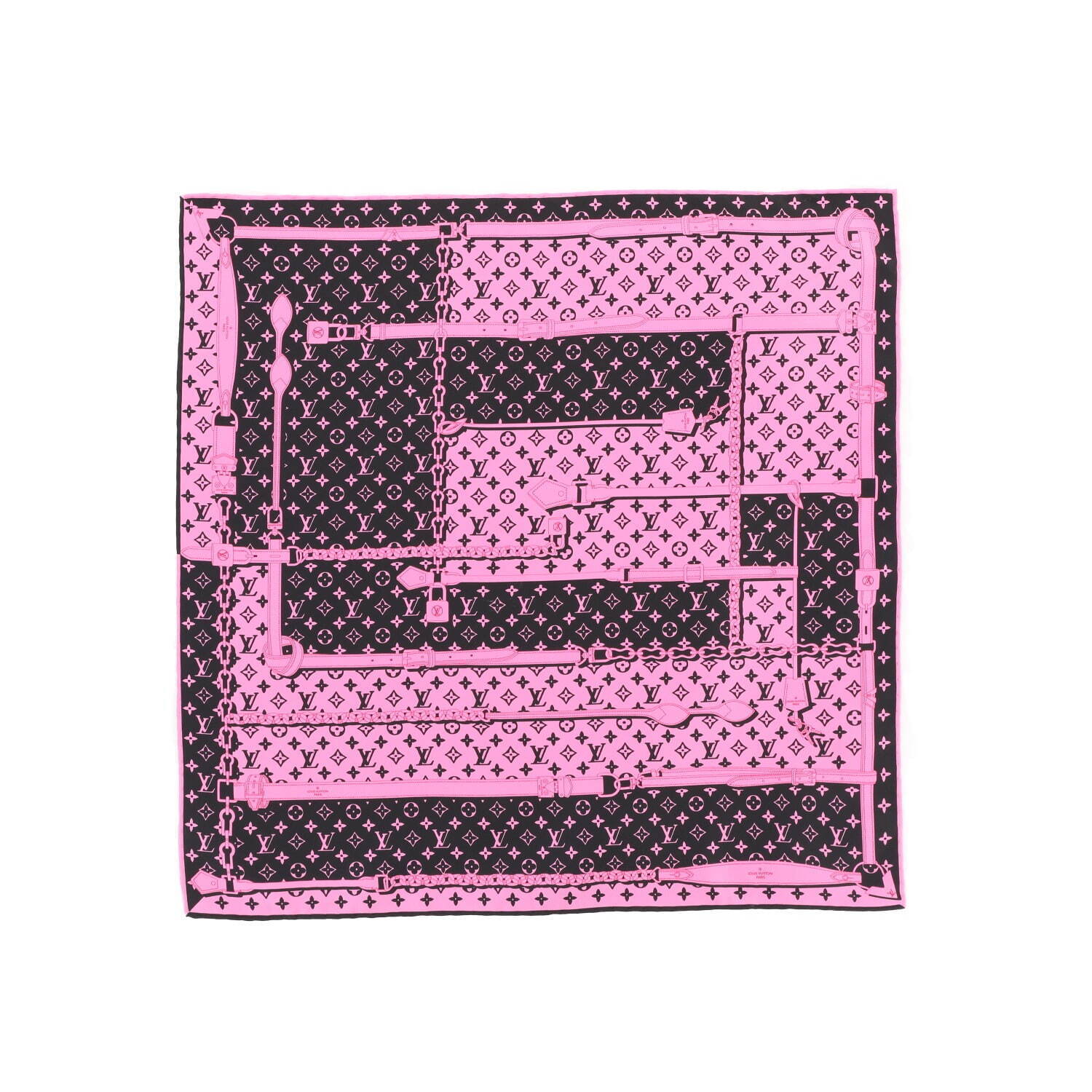 ルイ・ヴィトンの新作シルクスカーフ、モノグラム・パターン×ネオンカラーや2WAYデザイン｜写真9