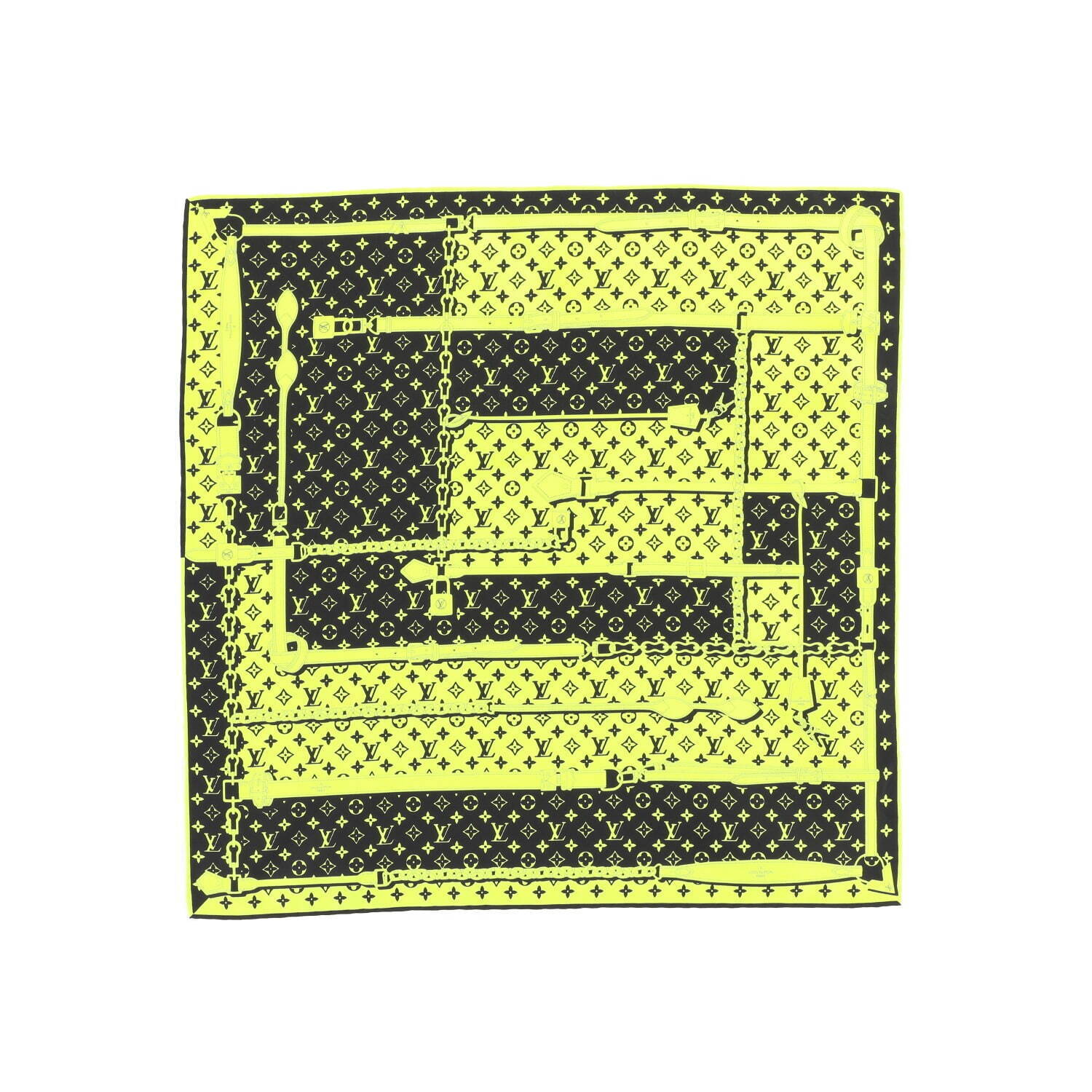 ルイ・ヴィトンの新作シルクスカーフ、モノグラム・パターン×ネオンカラーや2WAYデザイン｜写真5