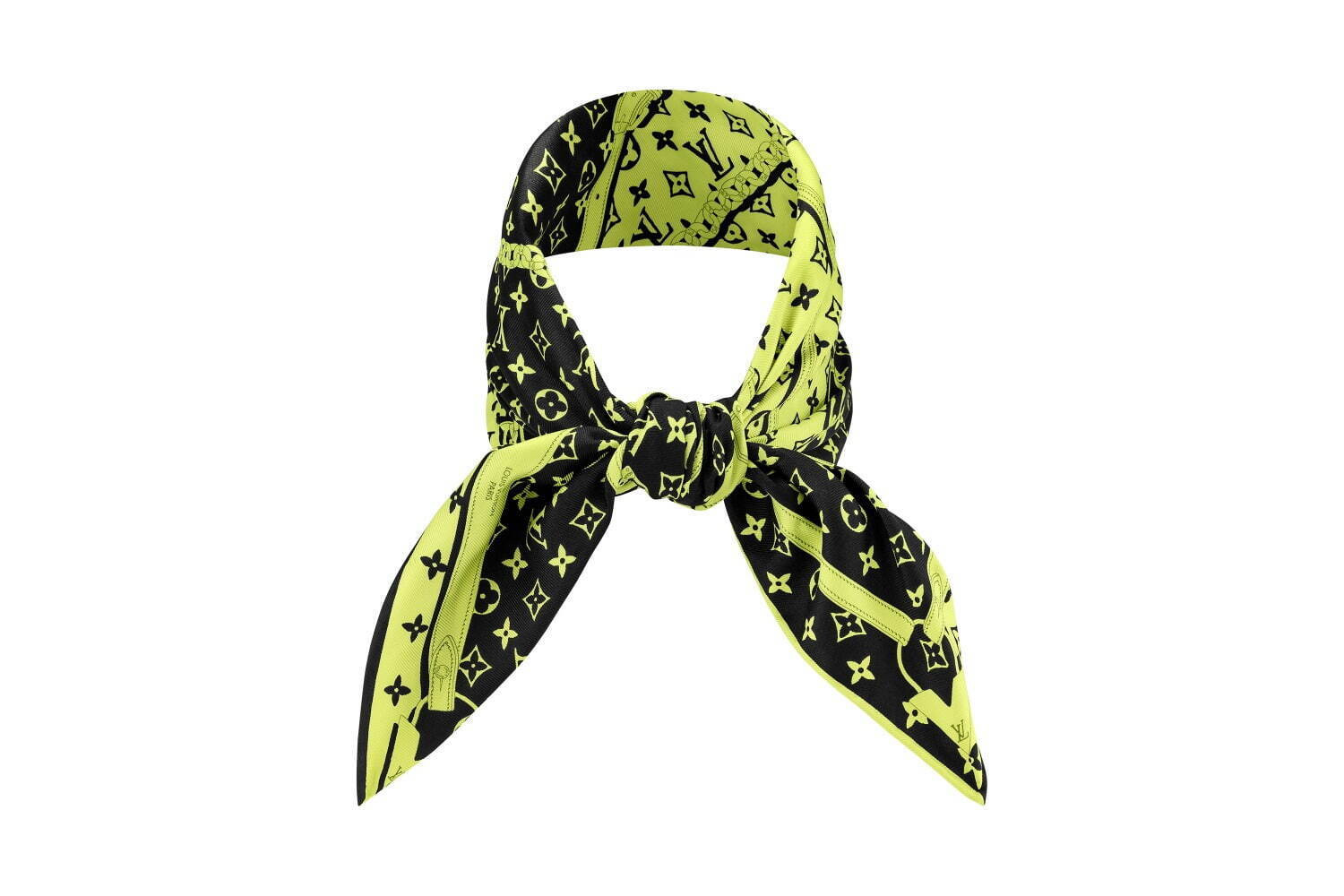 ルイ・ヴィトンの新作シルクスカーフ、モノグラム・パターン×ネオンカラーや2WAYデザイン｜写真6