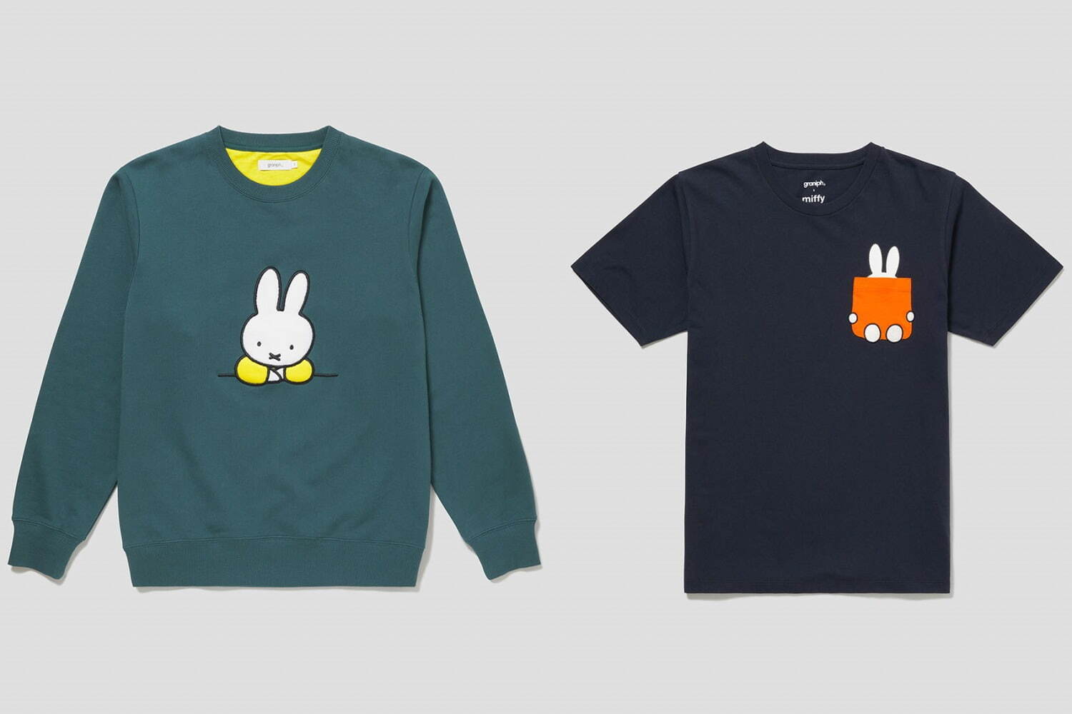 グラニフ×ミッフィー、絵描きミッフィーのシャツや風船ドット柄ワンピースなど多彩なコラボアイテム