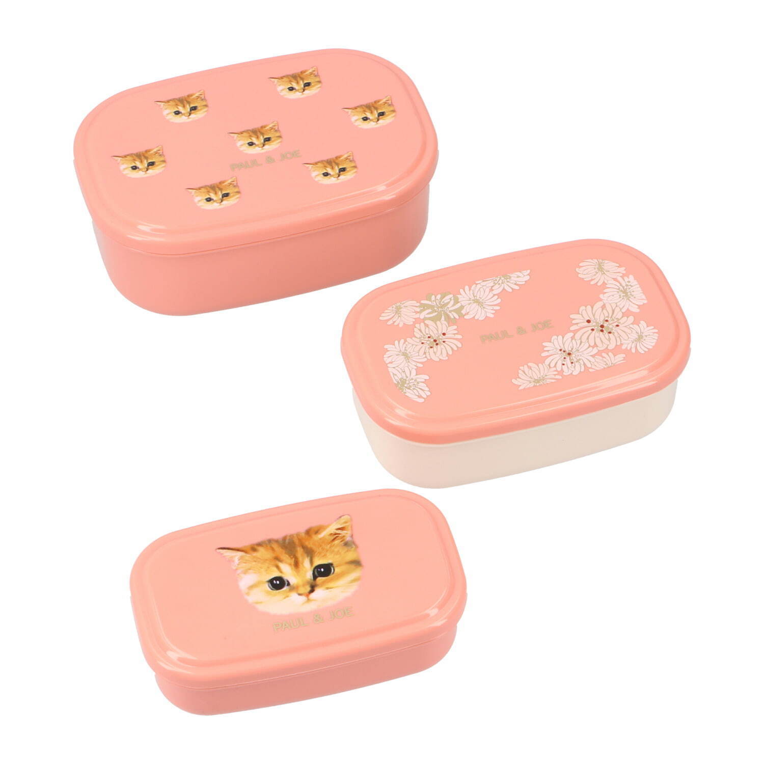 ポール  ジョー“猫のヌネット×ローズピンク”のランチボックス＆バッグ、蓋付きタンブラーも - ファッションプレス
