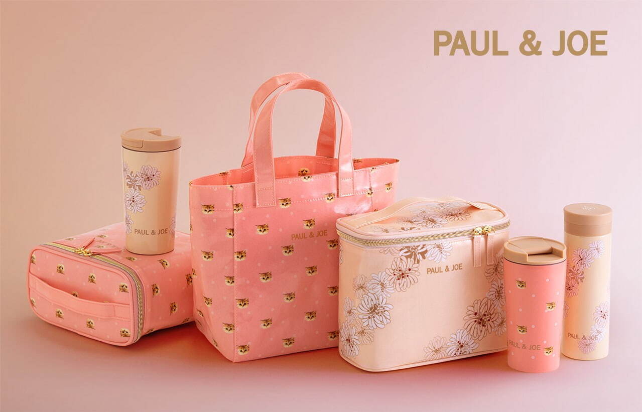 ポール ジョー“猫のヌネット×ローズピンク”のランチボックス＆バッグ、蓋付きタンブラーも｜写真30