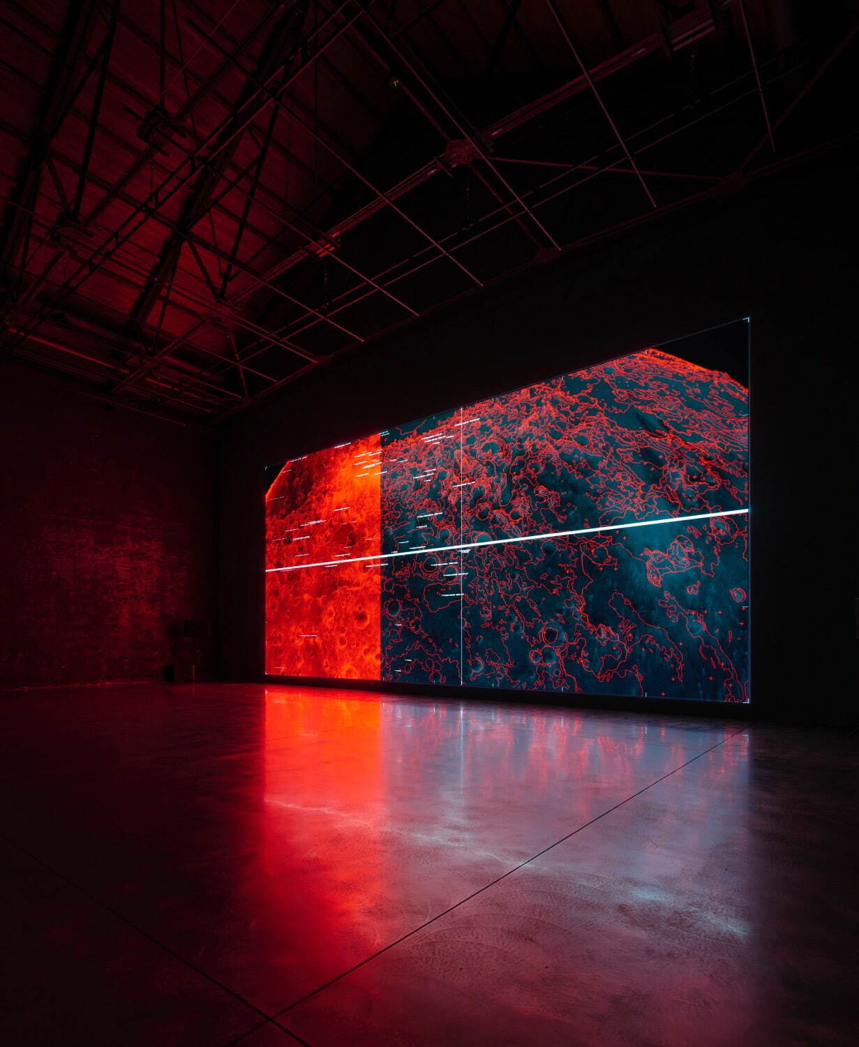 池田亮司《data-verse 3》2020年 撮影:浅野豪
©︎Ryoji Ikeda