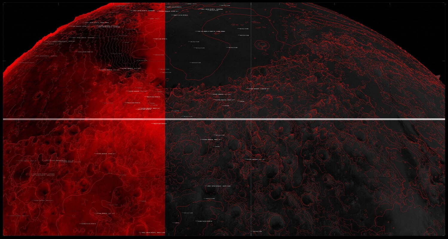 池田亮司《data-verse 3》2020年
©︎Ryoji Ikeda Studio