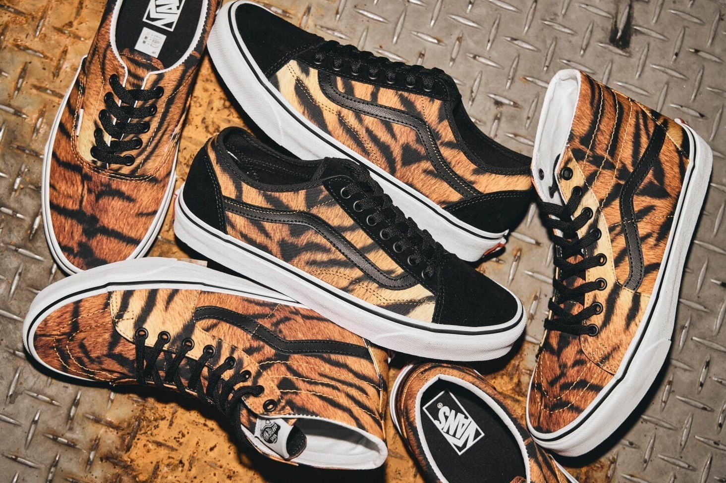 VANSの新作スニーカー“寅年”タイガー柄「オールドスクール」「エラ ...