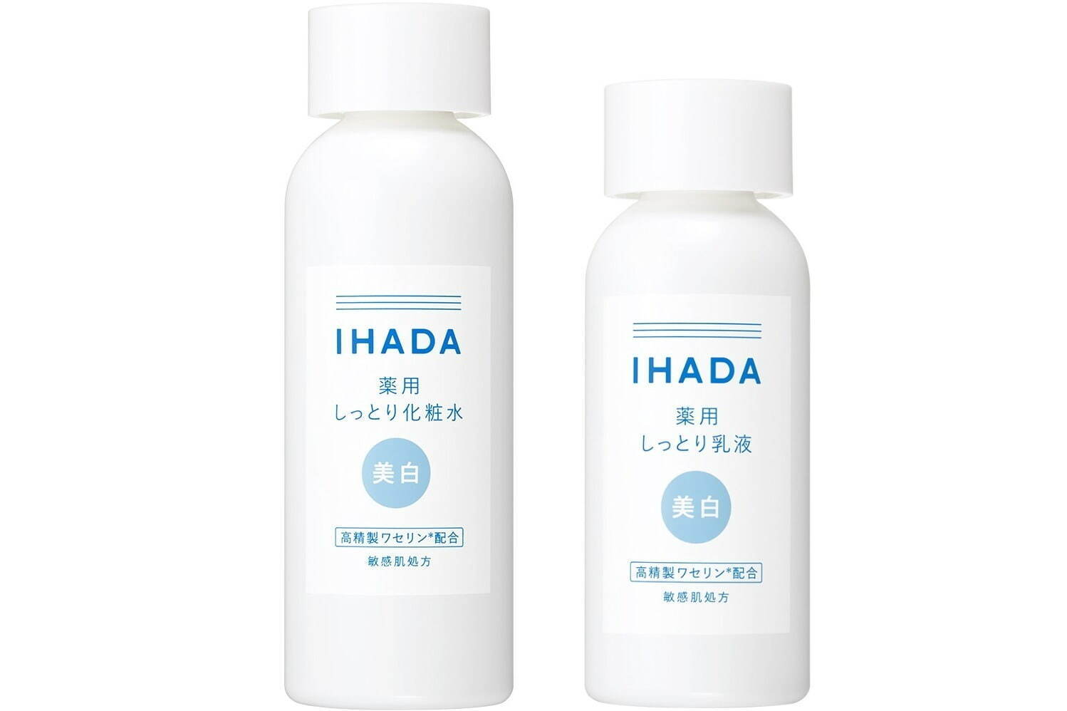 左から) イハダ 薬用クリアローション(医薬部外品) 180mL 1,980円(編集部調べ)、
イハダ 薬用クリアエマルジョン(医薬部外品) 135mL 2,090円(編集部調べ)