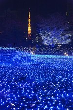 上戸彩が点灯！ミッドタウンにLED28万個のX'masイルミネーション - テーマは「宇宙の広がり」｜写真7