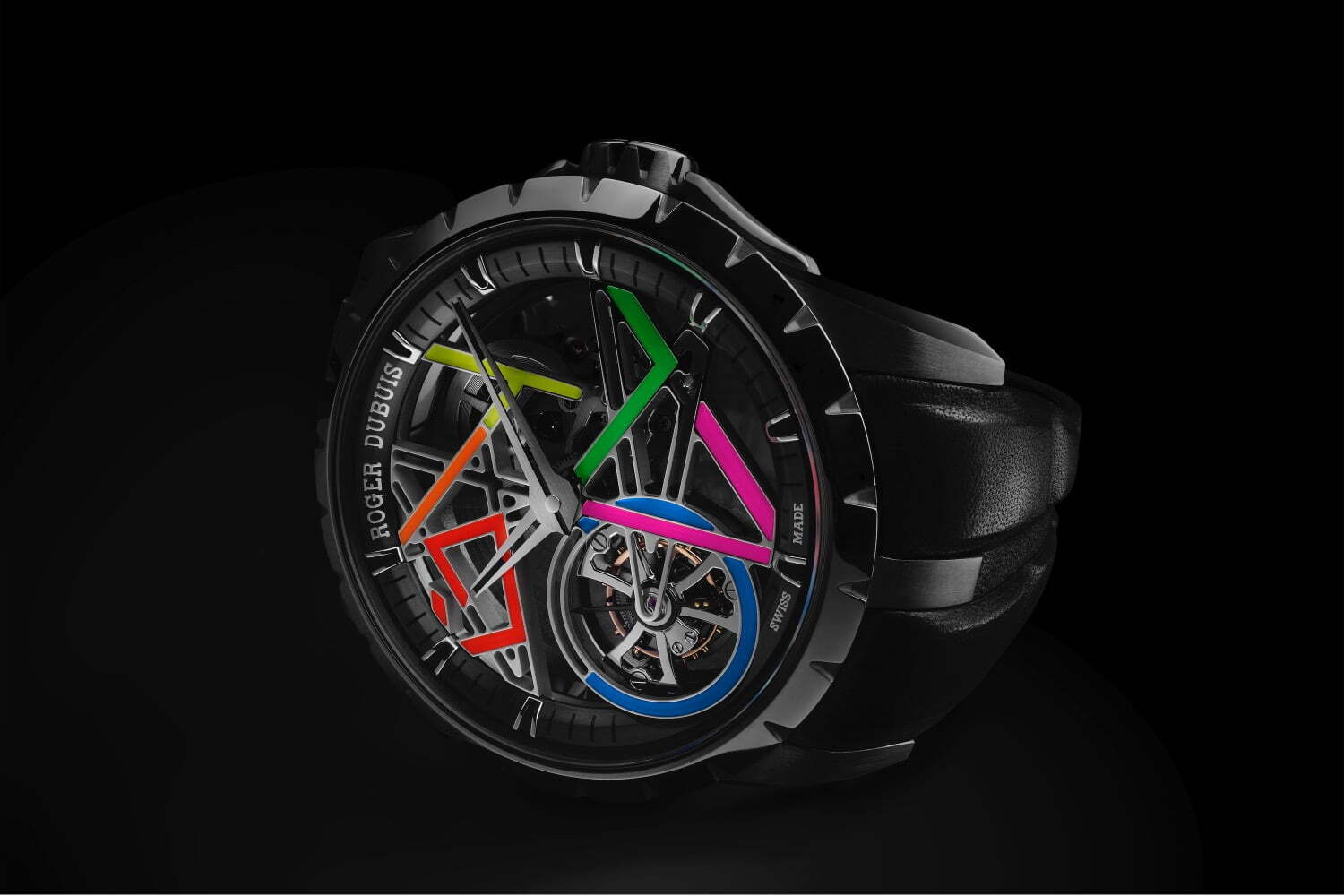 ロジェ・デュブイ、ヴィヴィッドな“グラフィティ”着想ウォッチ - 仏アーティストGullyとコラボ