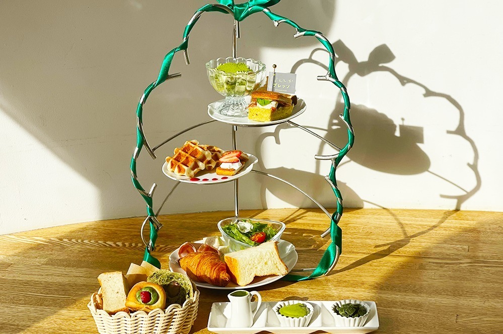 食パン｜「パンとエスプレッソと自由形」抹茶アフタヌーンティー - 抹茶ティラミスやコロネ、食パン「ムー」も