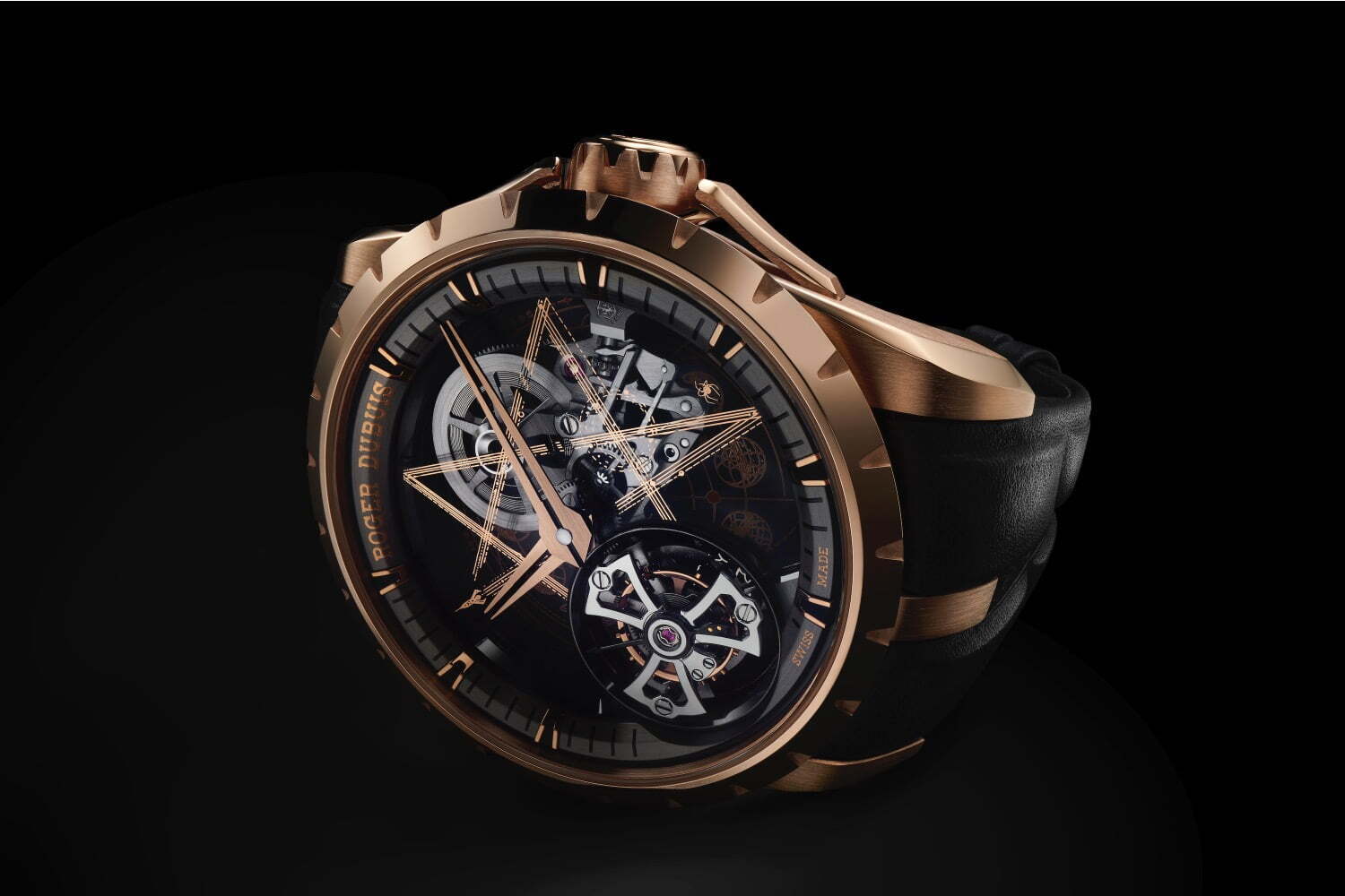 ロジェ・デュブイ“宇宙船の旅”を表現した新作ウォッチ、タトゥーアーティスト・Dr.Wooとコラボ