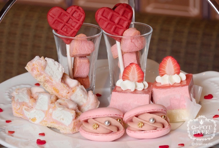 Q-pot CAFE.バレンタインスイーツ、ショコラ＆ベリーのハートケーキやアフタヌーンティー｜写真11