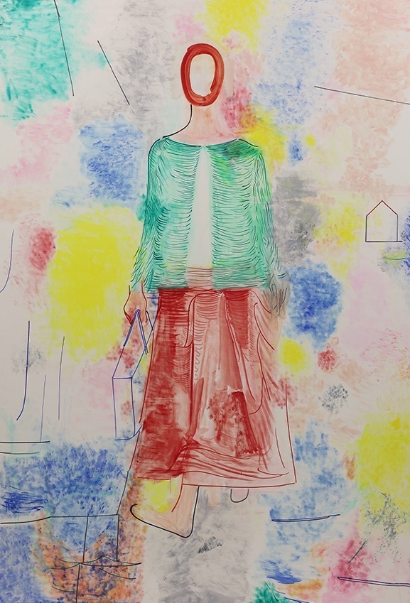 O JUN《美しき天然》2019年
油彩、キャンバス 350×240cm
Courtesy：ミヅマアートギャラリー(東京)