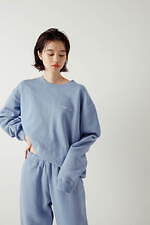 アダム エ ロぺとアニエスベーの別注シリーズ新作、同素材のスウェットトップス＆パンツのセットアップ｜写真7