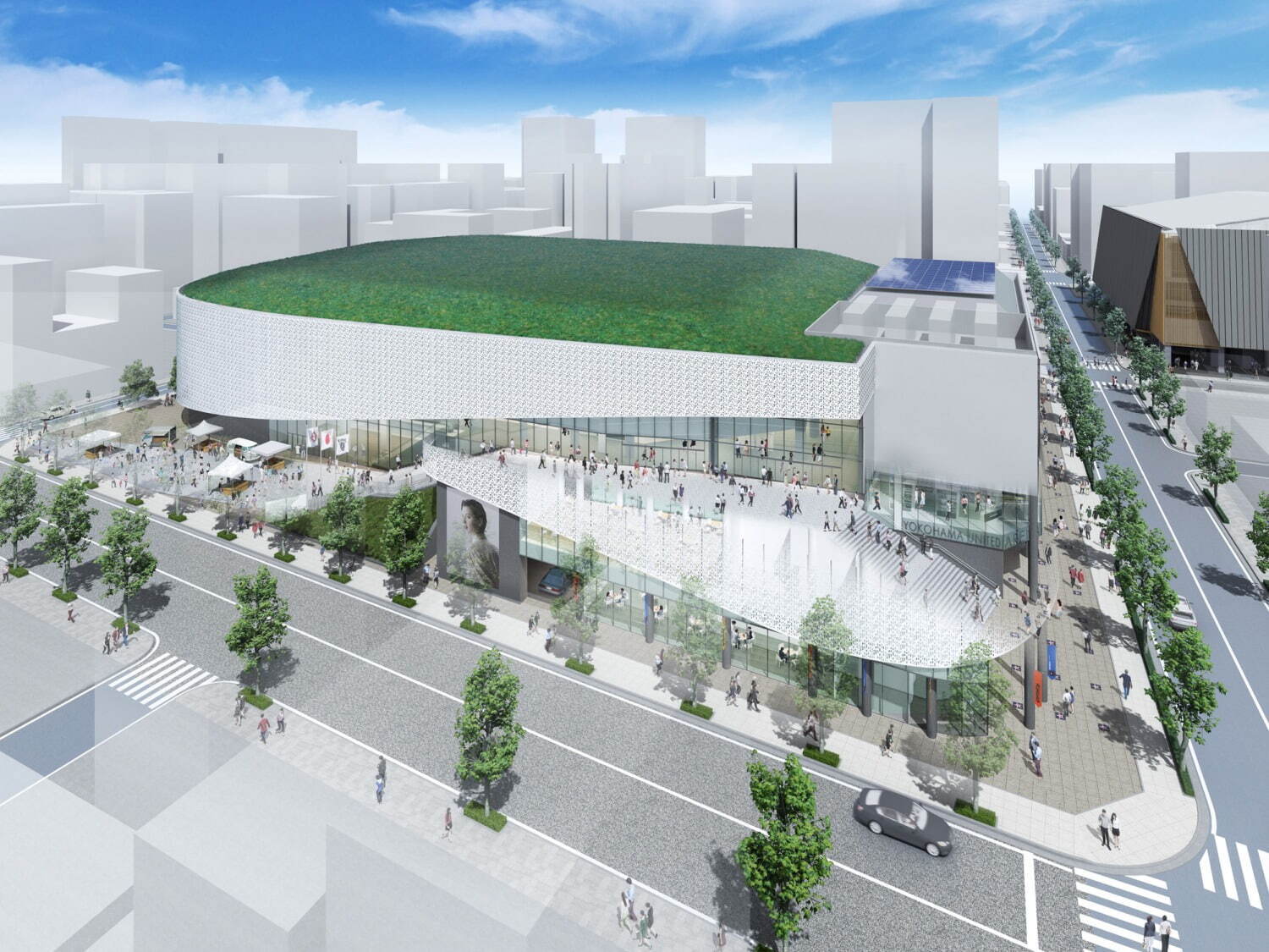 「横浜文化体育館再整備事業メインアリーナ(仮称)」スポーツやコンサートの会場となるメインアリーナ｜写真3