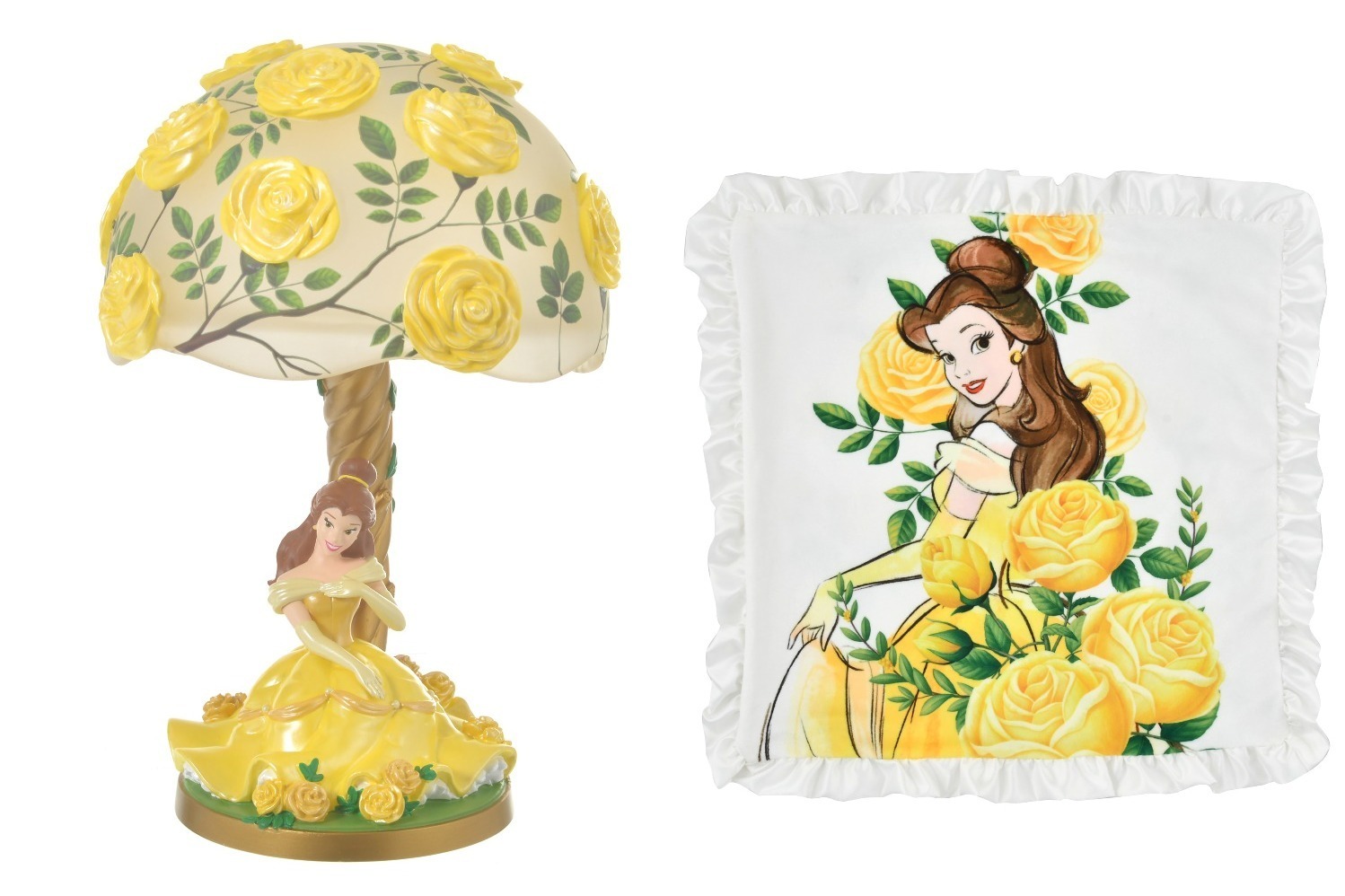 ディズニーストア『美女と野獣』ベル×イエローローズの“フラワー雑貨”、優美なライト＆食器など