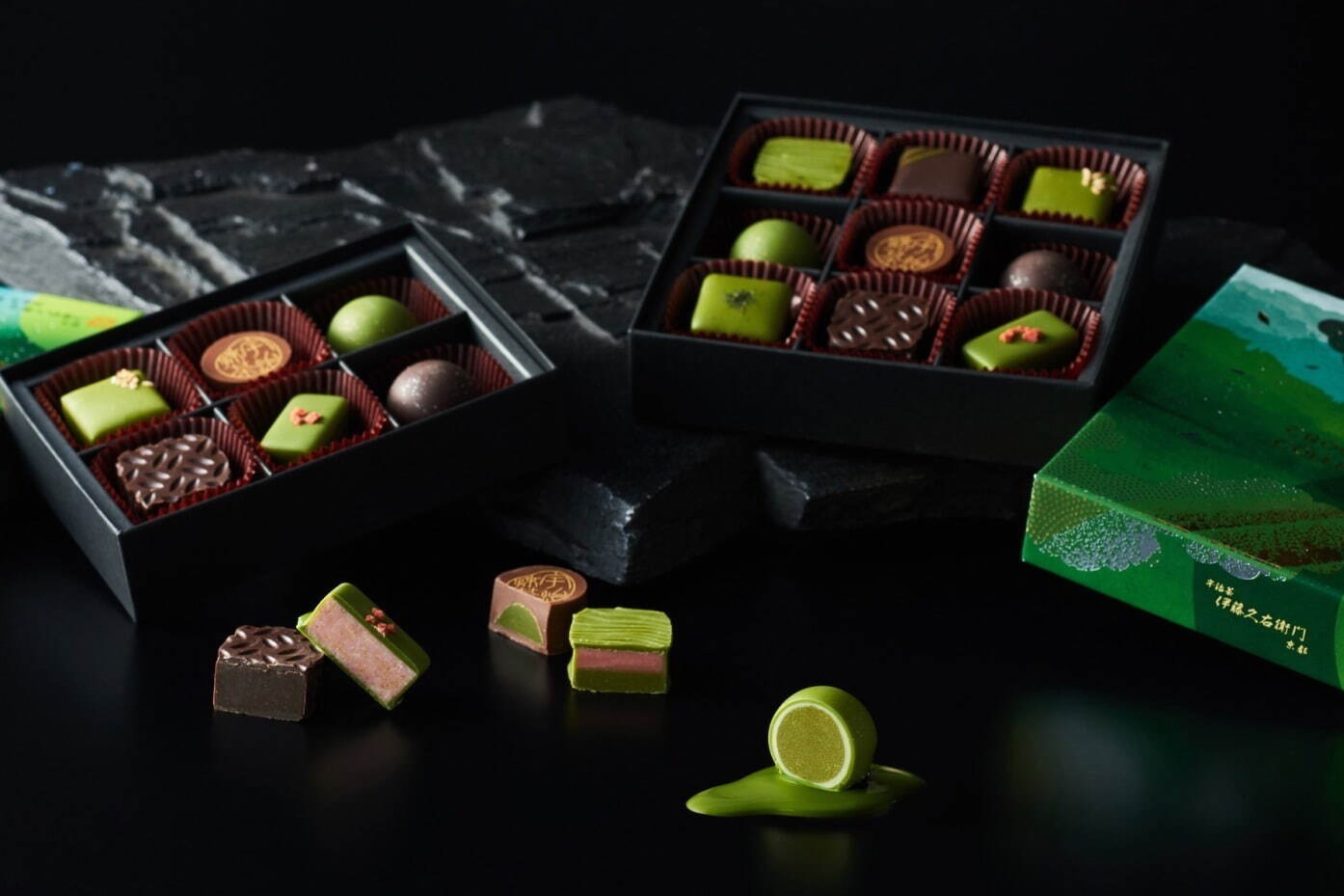 伊藤久右衛門「ショコラコレクション2022」宇治抹茶＆ほうじ茶を様々な和素材と合わせて