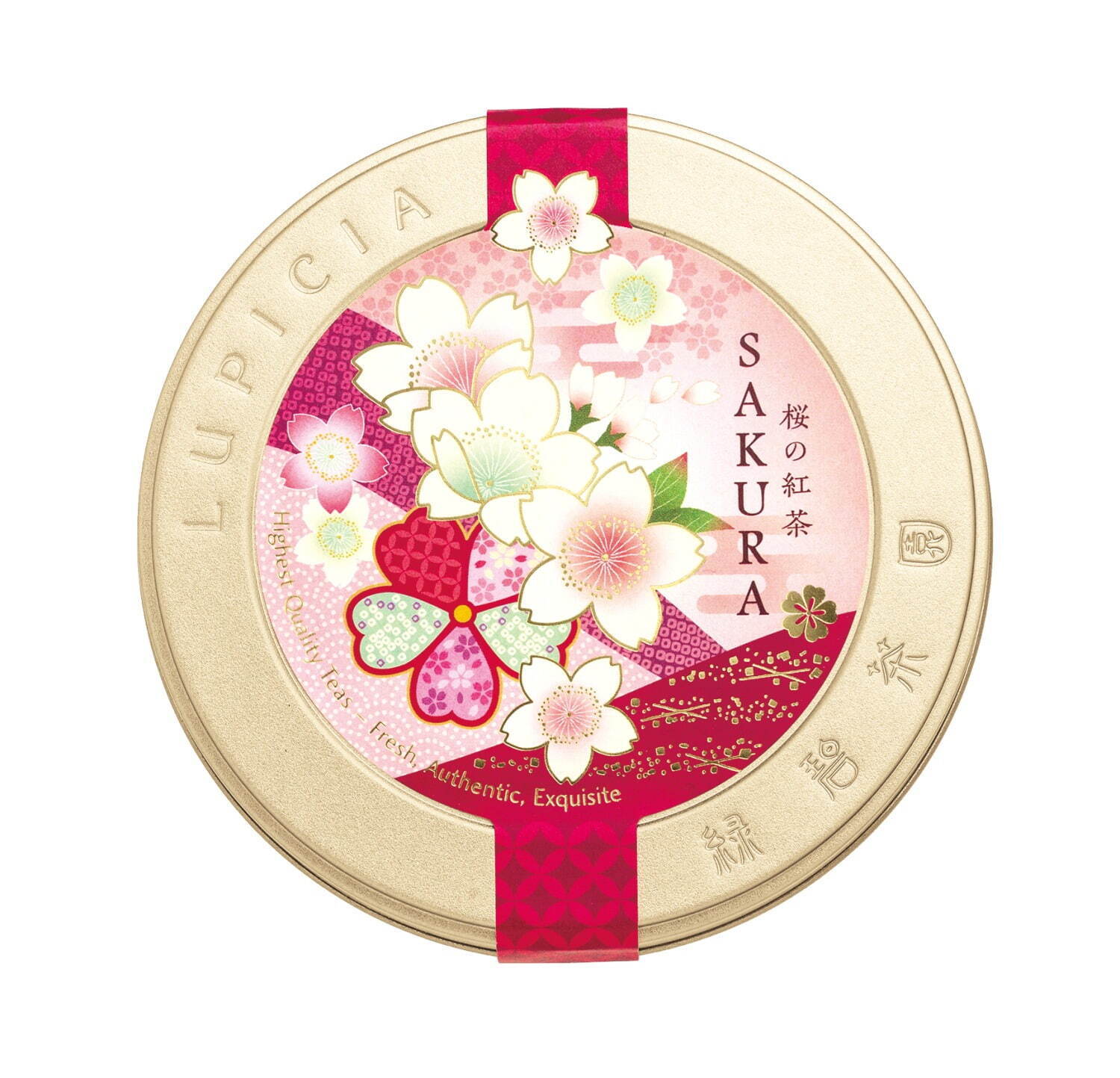 ルピシア 桜のお茶 に 花鳥風月 がテーマの紅茶缶 ほんのり塩味の桜餅や桜の葉 苺のフレーバー ファッションプレス