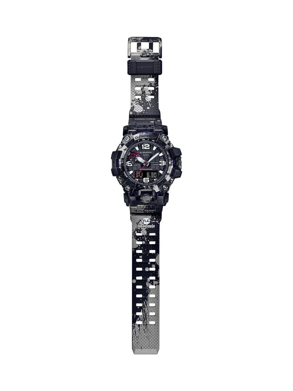 G-SHOCK×ランドクルーザーの腕時計、レース中に飛び散る泥や砂をモチーフに｜写真2