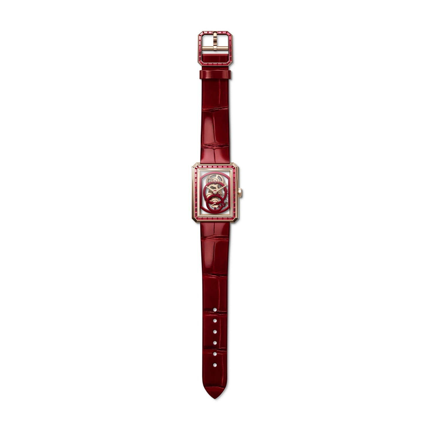 シャネル“レッド”がテーマのスケルトンウォッチ、アイコン腕時計J12＆ボーイフレンドの最新作｜写真6