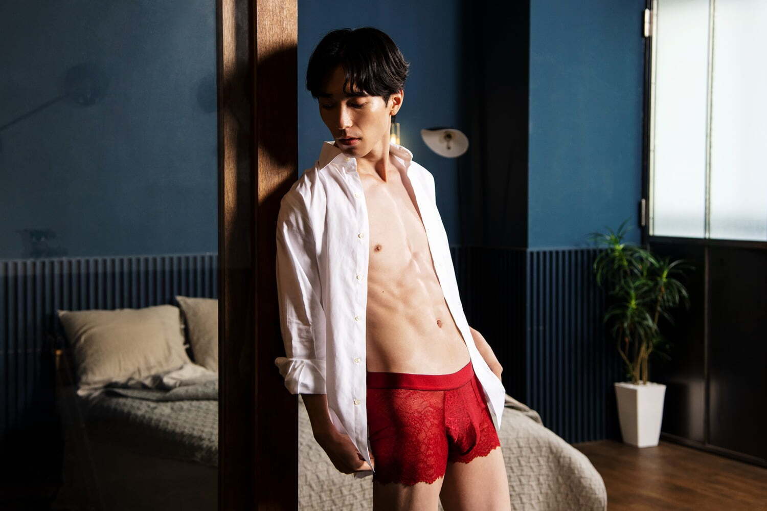 ワコール メンから“総レース”のボクサーパンツ、ムレ軽減＆アウターに響きにくい上品レース