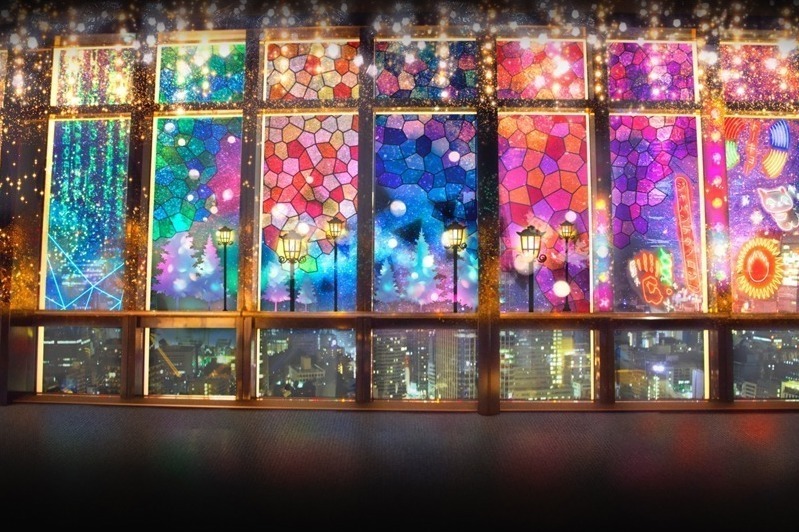 東京タワー×ネイキッドの夜景イベント“東京レトロ”プロジェクションマッピング×都会の夜景｜写真0