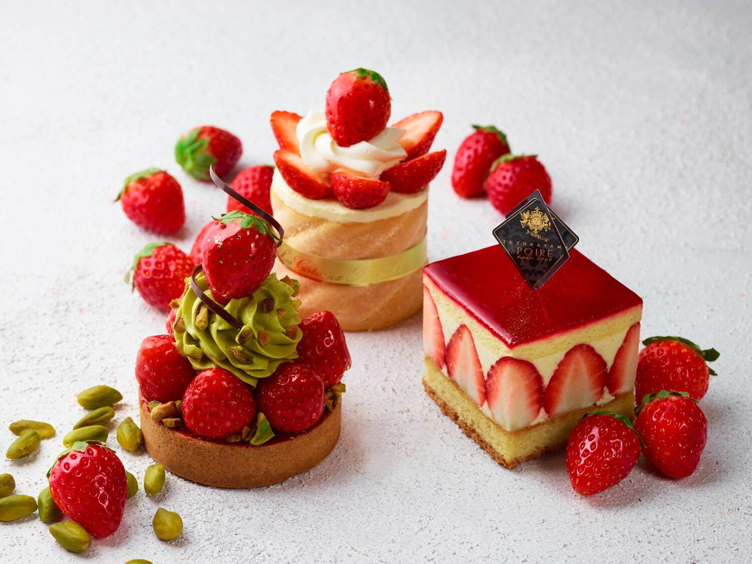 苺 主役の新作ケーキが大阪の洋菓子店 ポアール から ピスタチオ 苺タルトなど ファッションプレス