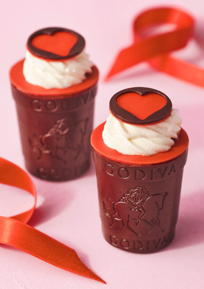 アトリエ ドゥ ゴディバのバレンタイン限定スイーツ、苺のチョコレート