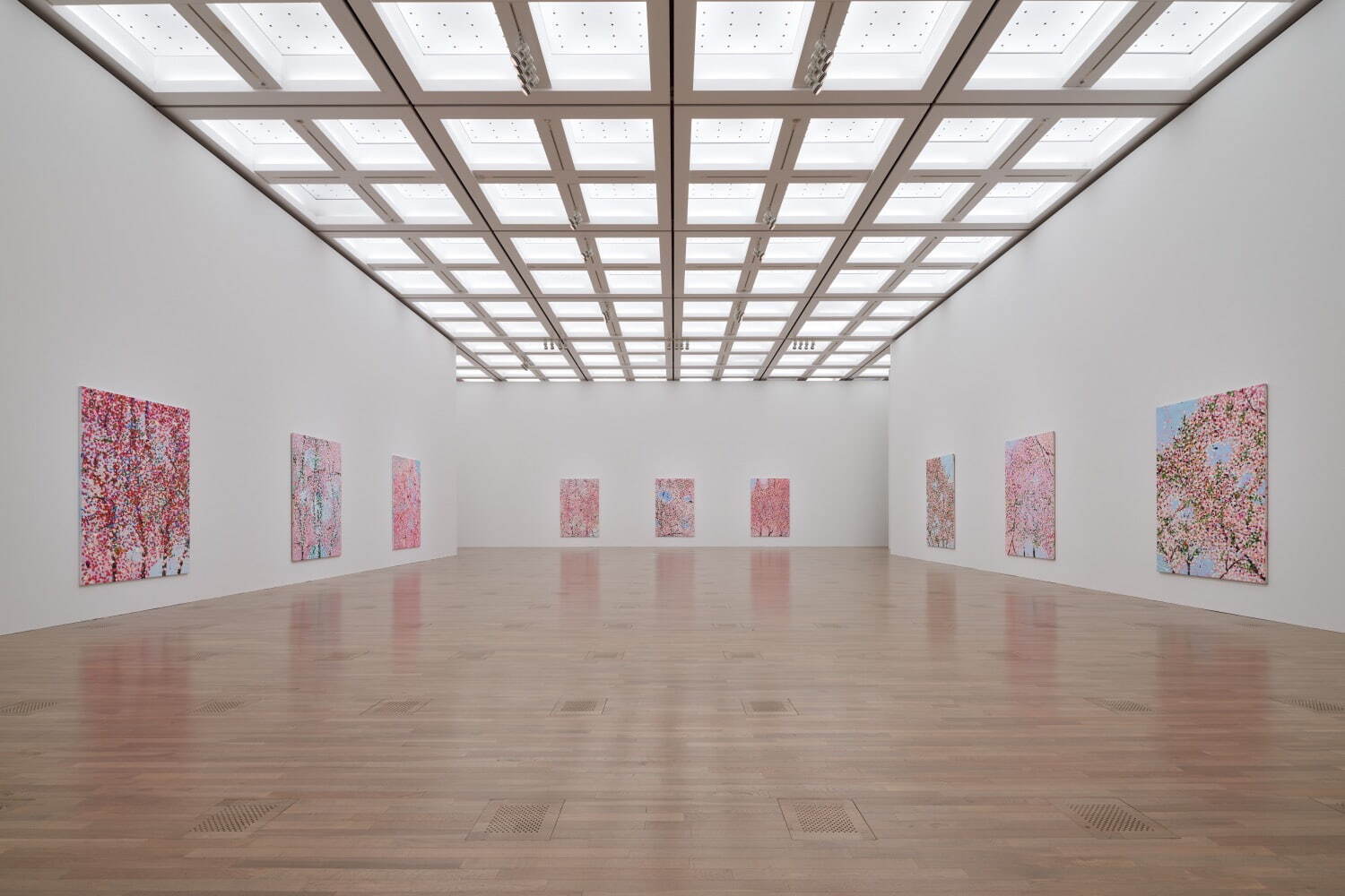 ダミアン・ハースト、日本初の大規模個展が国立新美術館で - “桜”を ...