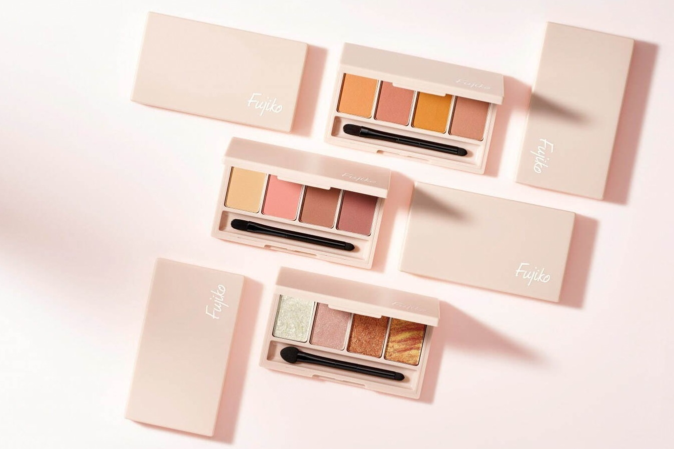 フジコ初のアイシャドウパレット「フジコ 足しパレ」彫り深アイを叶えるシアーな4色