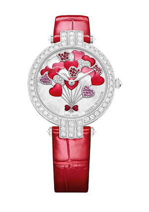 ハリー・ウィンストンのバレンタイン限定腕時計、ルビーやダイヤモンド