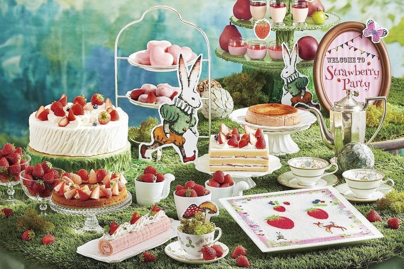 とちおとめ｜リーガロイヤルホテル(大阪)のストロベリースイーツビュッフェ、苺チーズケーキやフレンチトースト