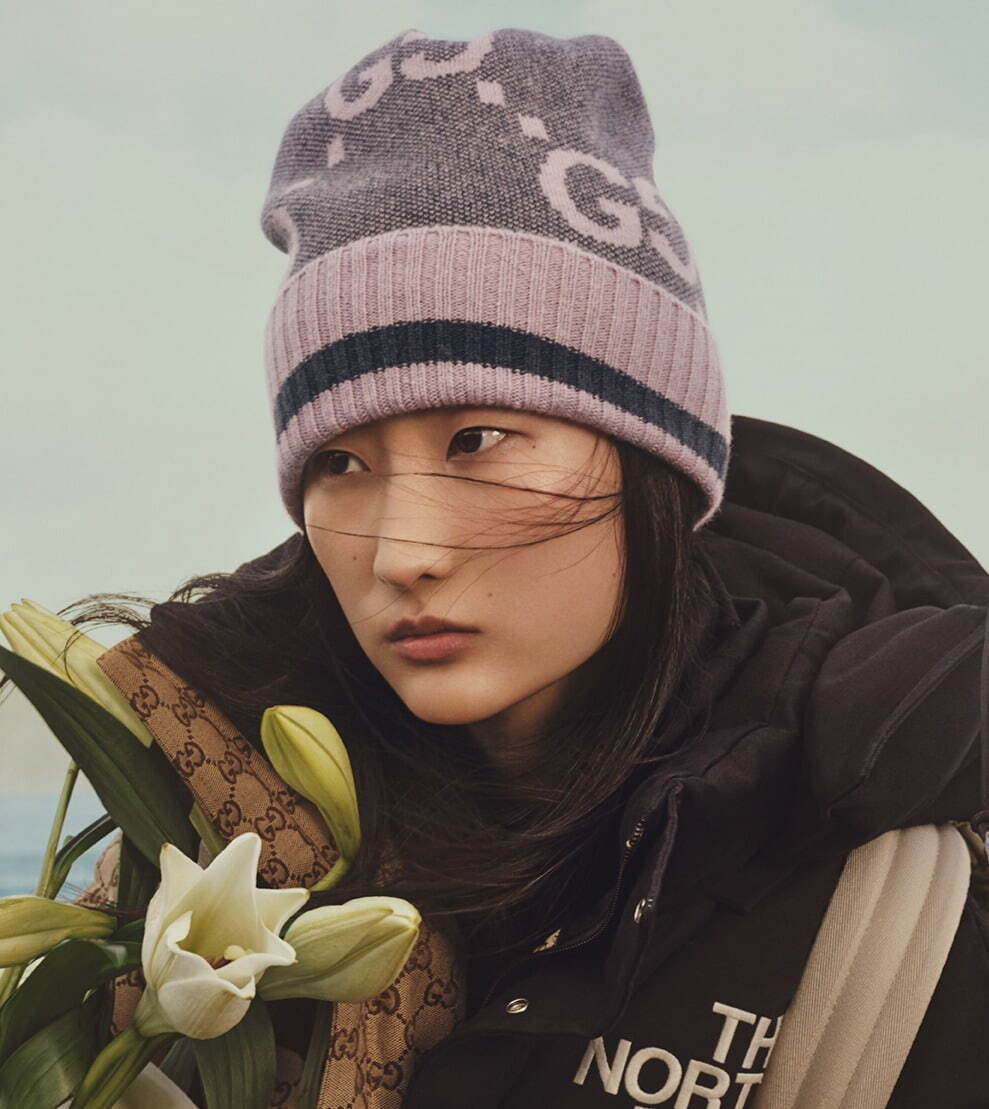 GUCCI グッチ NORTH FACE ノースフェイス コラボ ダウン ヌプシ