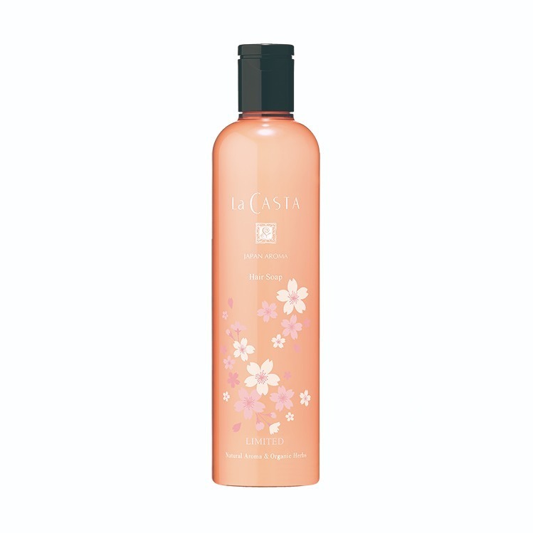 ラ・カスタ“満開の桜”着想のヘアケアセット、甘くみずみずしい香りのシャンプー＆ヘアマスク｜写真2