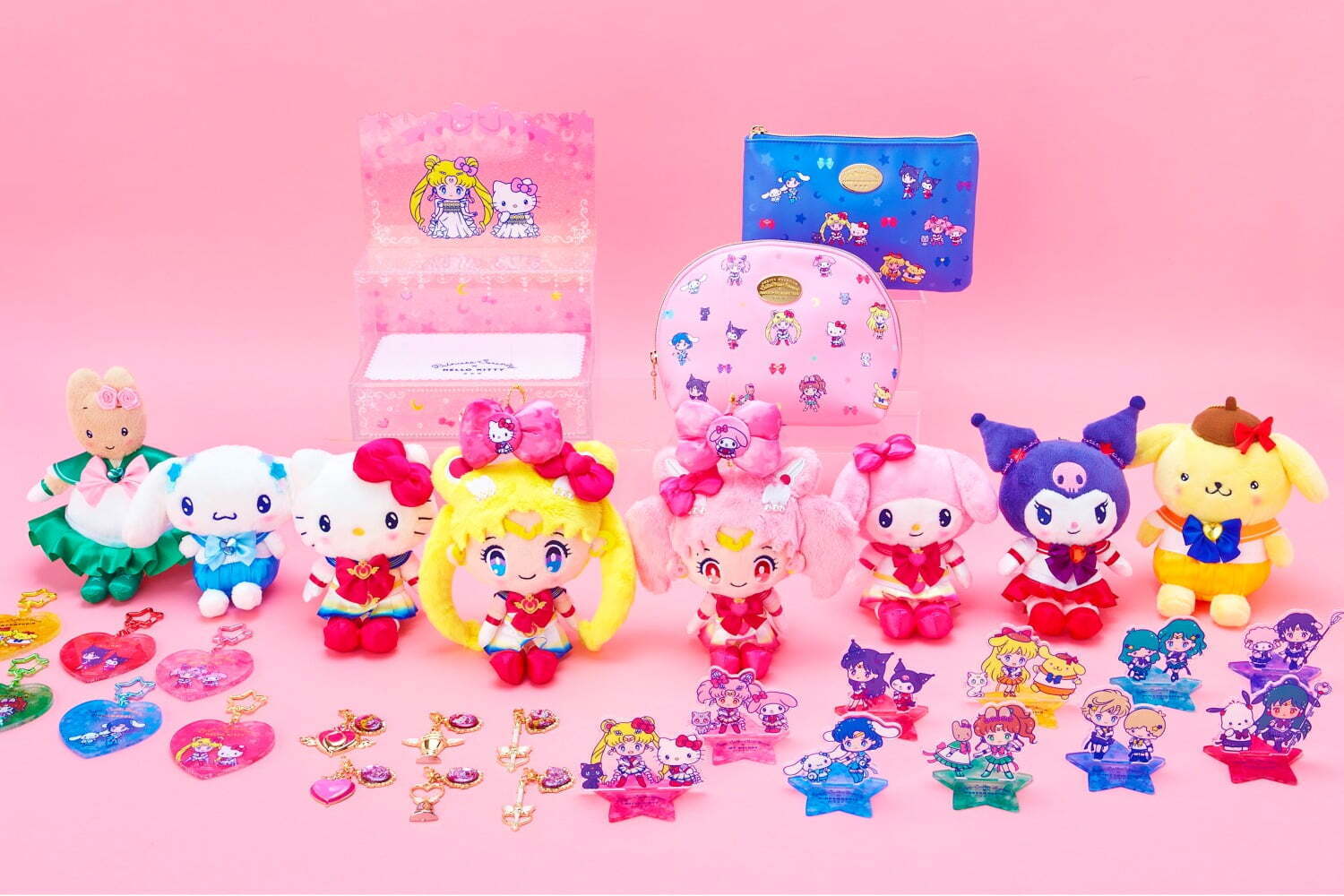 サンリオ×セーラームーンコラボ　うさぎ、キティぬいぐるみ　新品