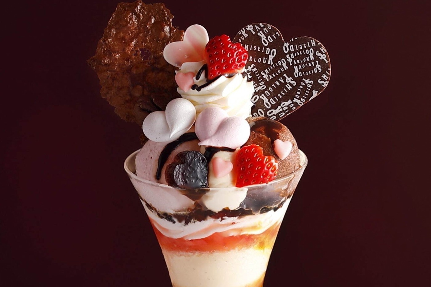 資生堂パーラー 銀座本店ショップ「スペシャル バレンタインパフェ」