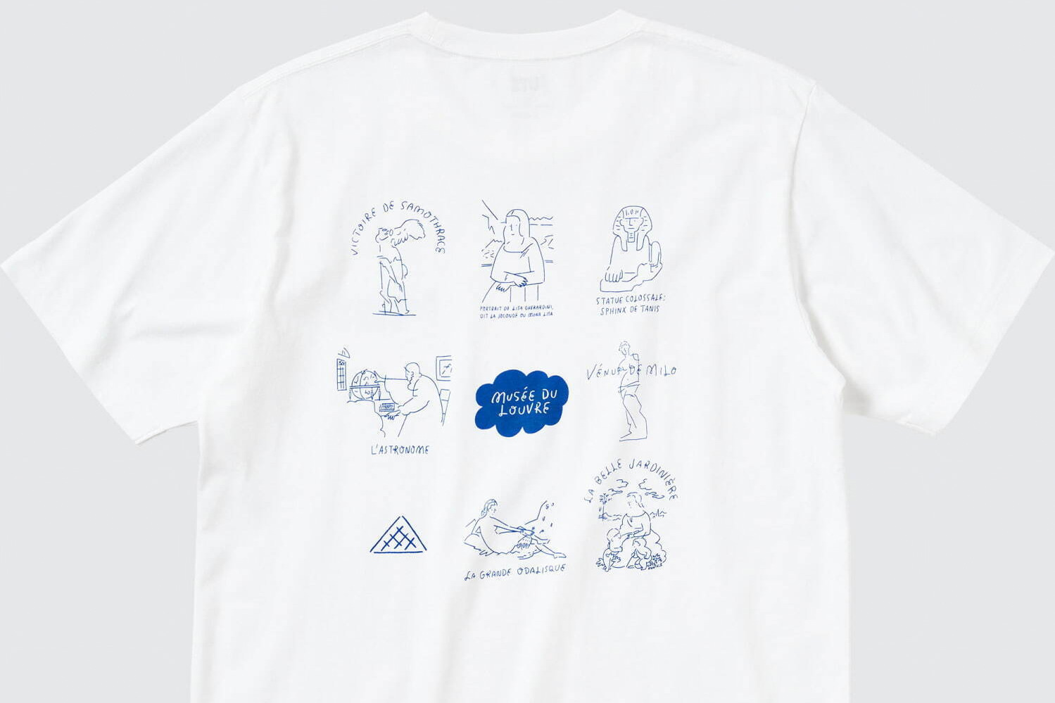 ユニクロ UT「ルーヴル美術館×長場雄」“モナ・リザ”や“フェルメール”のイラストTシャツ