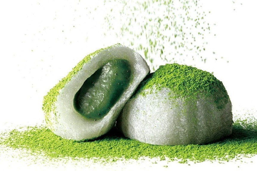 祇園辻利2022年バレンタイン、とろ～り抹茶チョコクリーム入り餅や“抹茶をふりかけて”食べる生チョコ