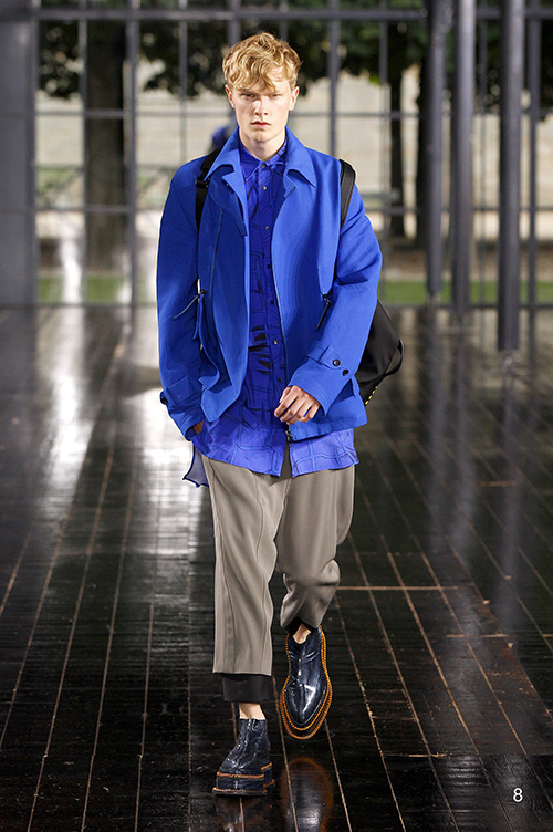 ジョン ガリアーノ 2014年春夏メンズコレクション - レイヤードで魅せるスポーツスタイル | 写真