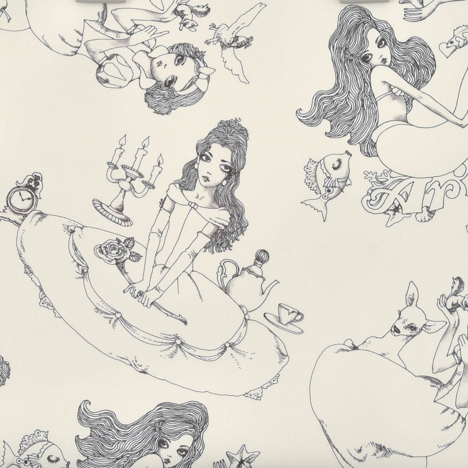 宇野亞喜良「ディズニープリンセス」を描き下ろし“ベル・アリエル・白雪姫”のグッズがディズニーストアに｜写真26