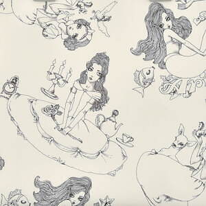 宇野亞喜良 ディズニープリンセス を描き下ろし ベル アリエル 白雪姫 のグッズがディズニーストアに ファッションプレス