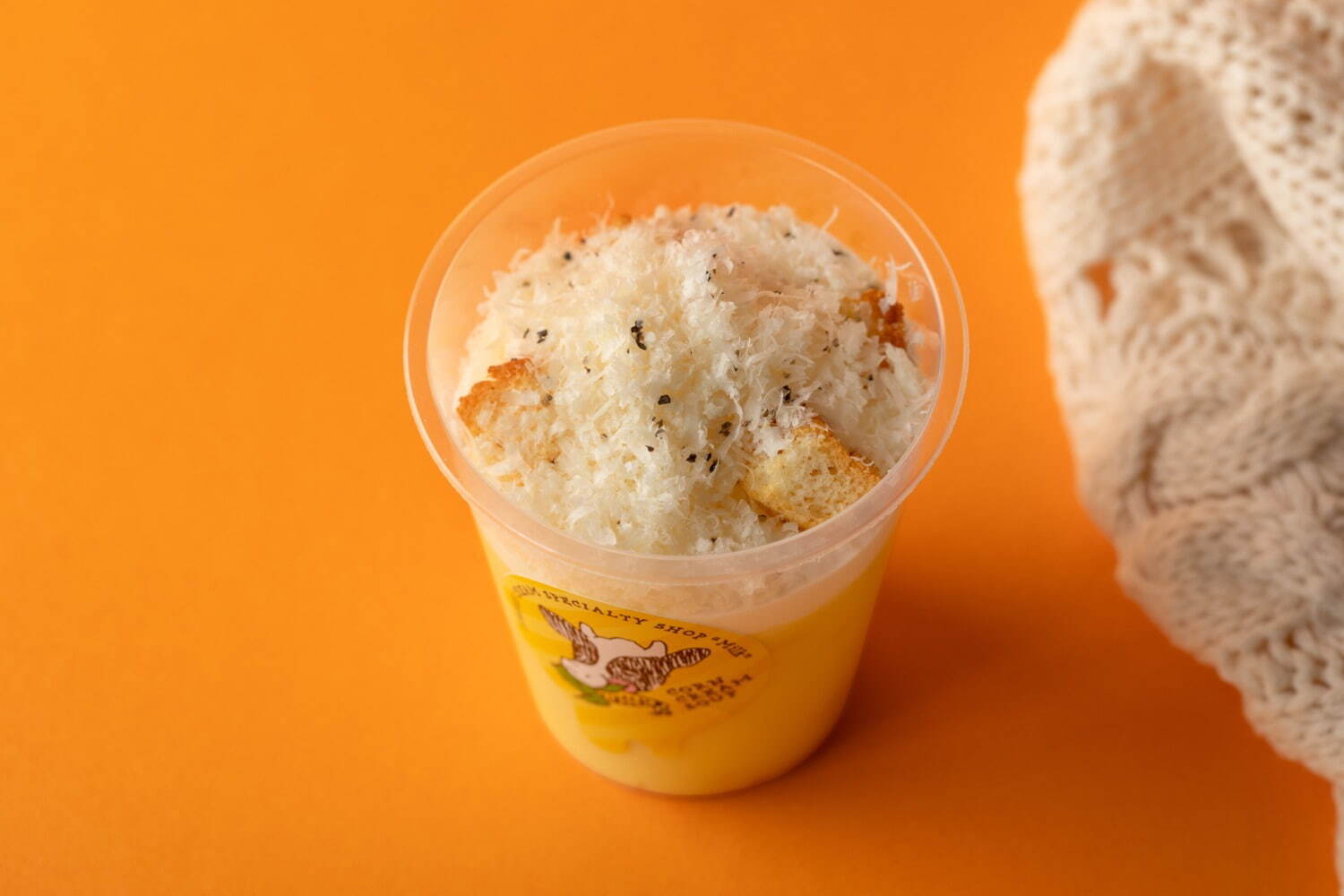 とろとろ濃厚「Wチーズの究極の生クリームコーンスープ」原宿・生クリーム専門店ミルクの新作｜写真1