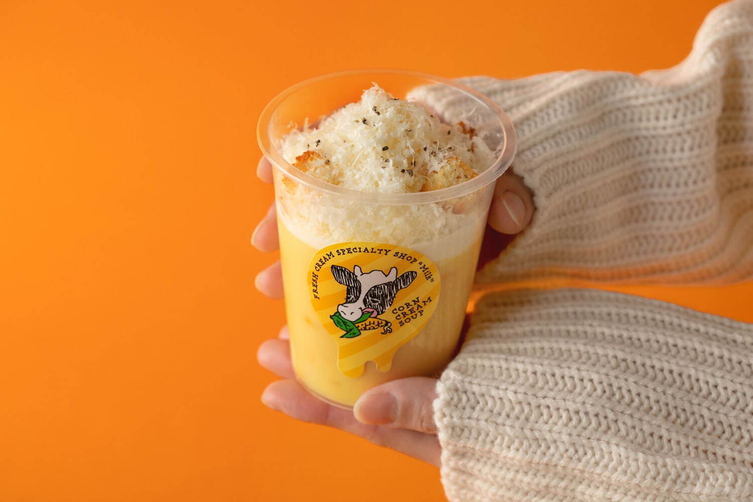 とろとろ濃厚「Wチーズの究極の生クリームコーンスープ」原宿・生クリーム専門店ミルクの新作｜写真2